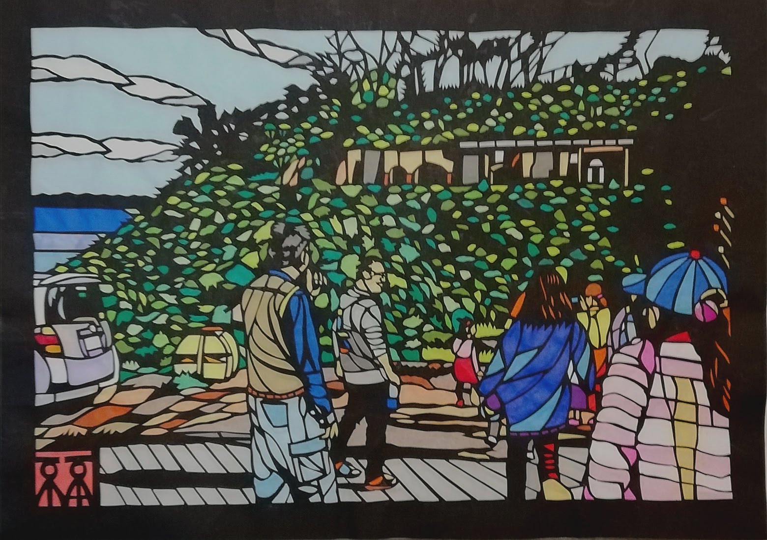 福島肇の切り絵作品